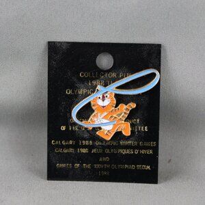 1988 Summer Games Pin - Hodori with the Letter E - Inlaid Pin